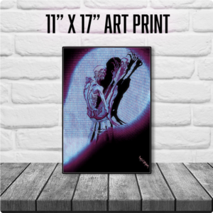 Man in the Corner - Art Print - Haunting Surreal Artwork