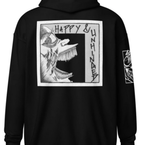 Happy & Unhinged Graphic Hoodie