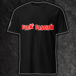 F*ck Fascism, Red Letters Short-Sleeve Unisex T-Shirt